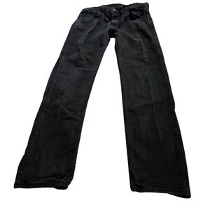 Levis 508 Regular Taper Jeans Mens 34x34 Faded Black Denim Pants. 660